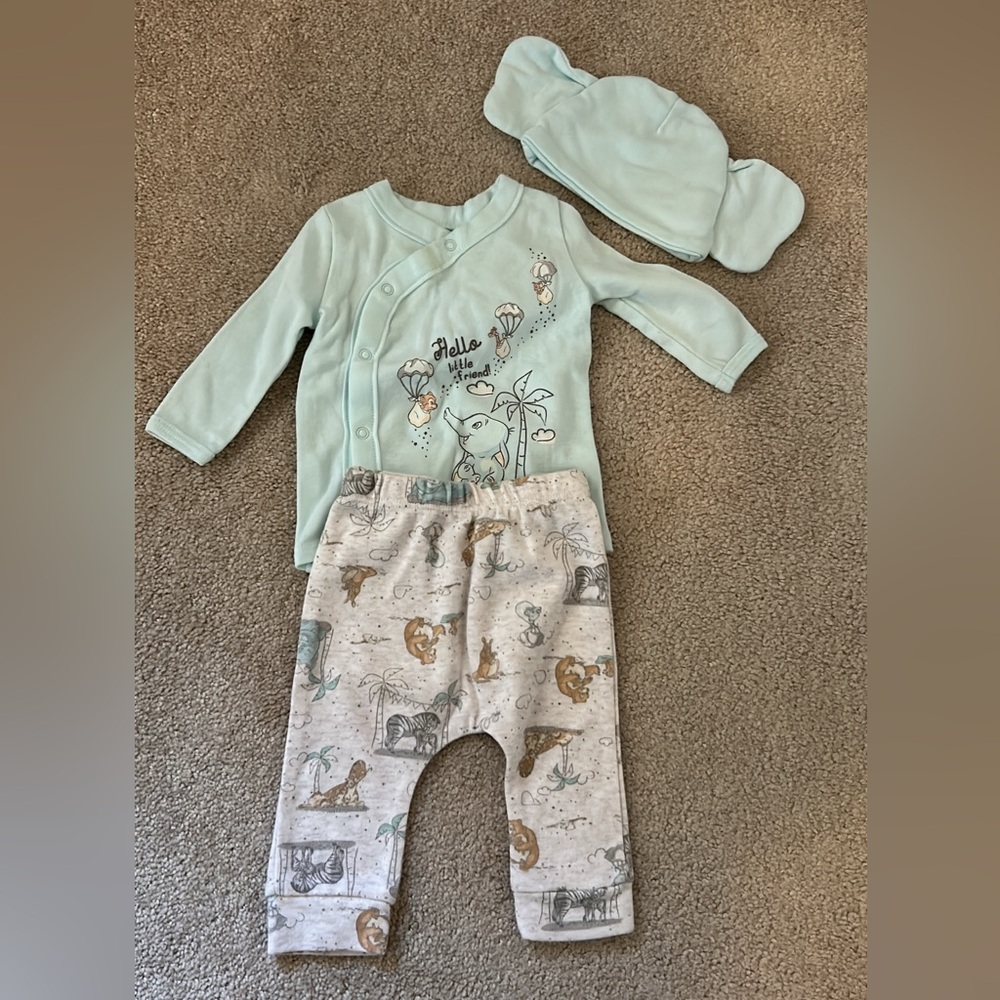 0-3 Months Dumbo Outfit